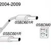 Subaru Legacy 04-09 3,0R RST Cat-back