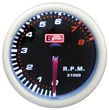 Auto Gauge Kierroslukumittari 2" SMOKE