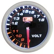 Auto Gauge Volttimittari 2" SMOKE