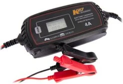 K27 Akkulaturi 4A 6/12V LCD-näytöllä