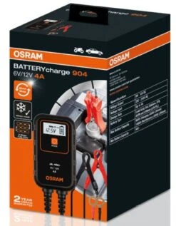 Akkulaturi Osram BATTERYcharge 904 6-12V/4A -Tammer-Suoja Kauppa auton automaatti akku laturi osram tampere cd708d8c