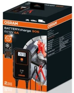 Akkulaturi Osram BATTERYcharge 906 6-12V/6A -Tammer-Suoja Kauppa osram auton akku laturi 906 6 12v 6a tampere 3cad2eac