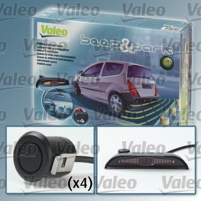 Valeo Peruutustutka 4-sensorilla 1 Valeo Peruutustutka 4-sensorilla